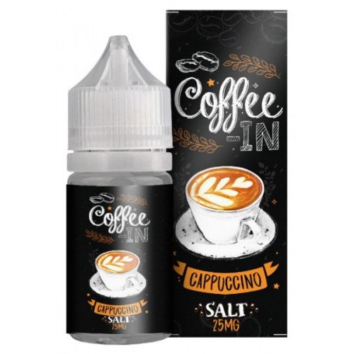 Жидкость Coffee-In Salt 30 мл "Cappuccino" 2,0%STRONG