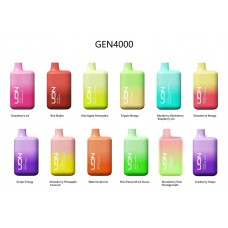 Одноразовый UDN NEW GEN 4000 650mAh Kiwi Apple Honeydew 2%